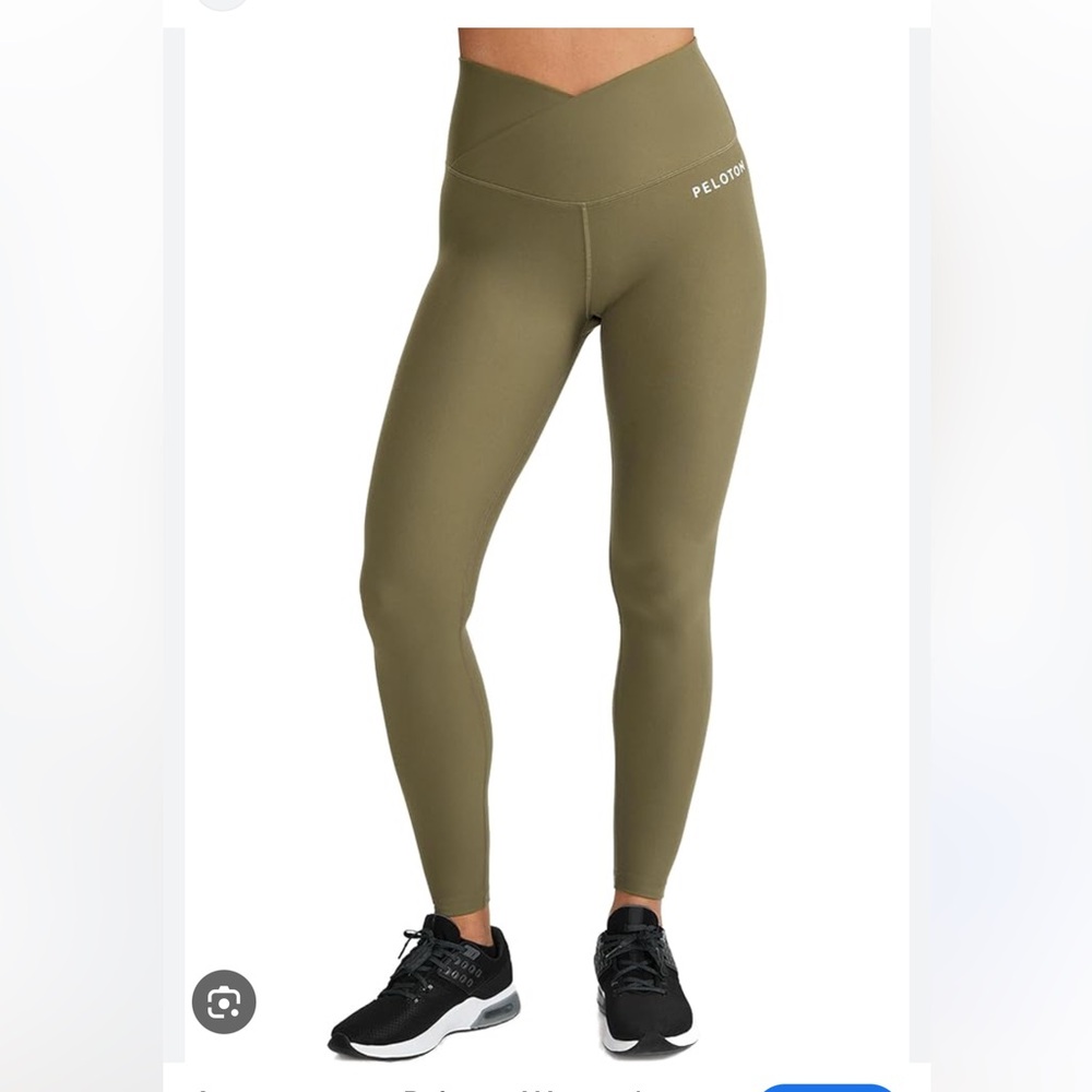 Peloton Crossover Waist Cadent Legging, Green, Small